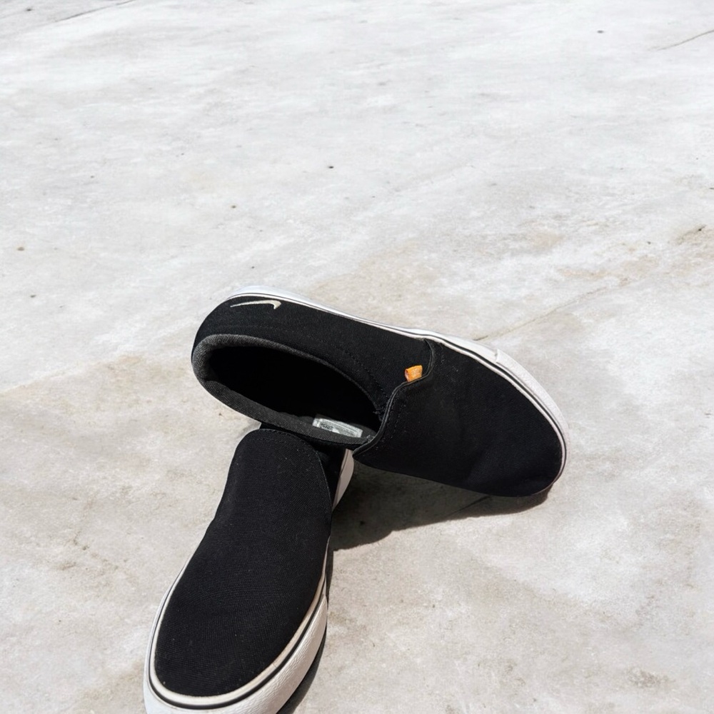 Nike Black Slip-On Sneakers